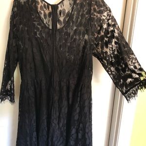 Torrid Black Lace Dress